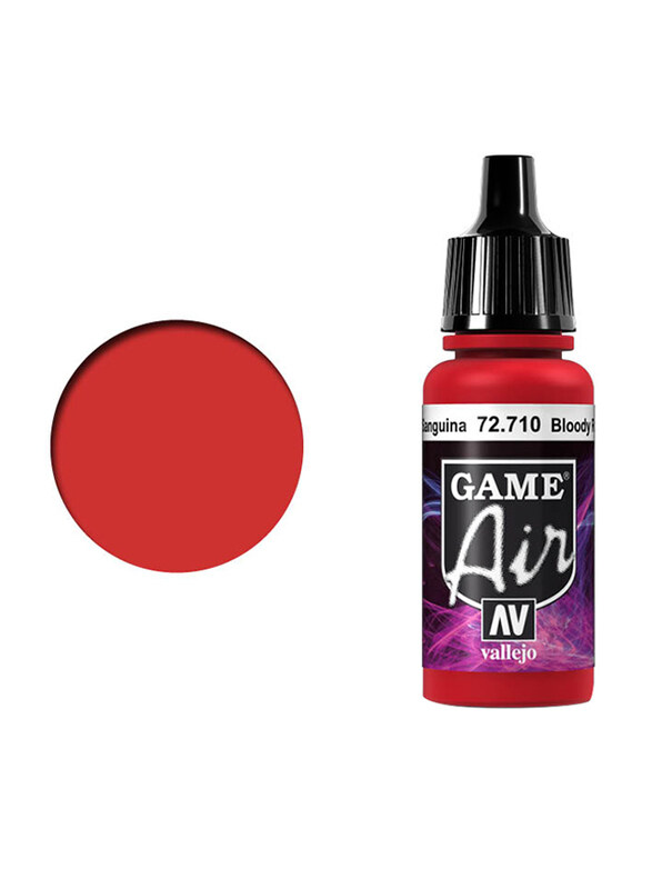 

Vallejo Game Air 710 Color, 17ml, Bloody Red
