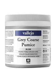 Vallejo 599 Grey Pumice Coarse, 500ml, Grey