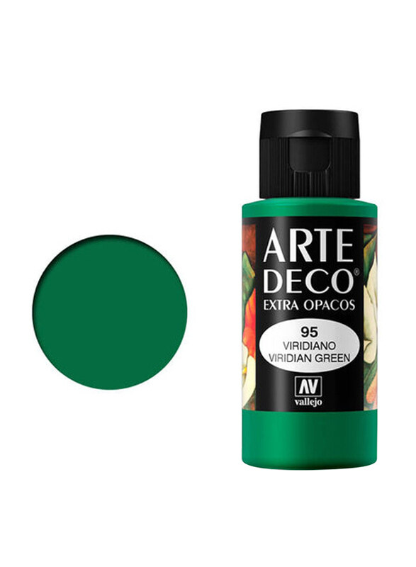 Vallejo Art Deco Colour, 60ml, Viridian Green