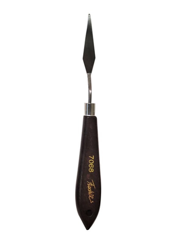 Fredrix 2 Palette Knife, 3/4 inch, 7068, Brown/Silver