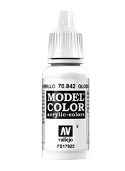 Vallejo 003 Model Colour 842, 17ml, Gloss White