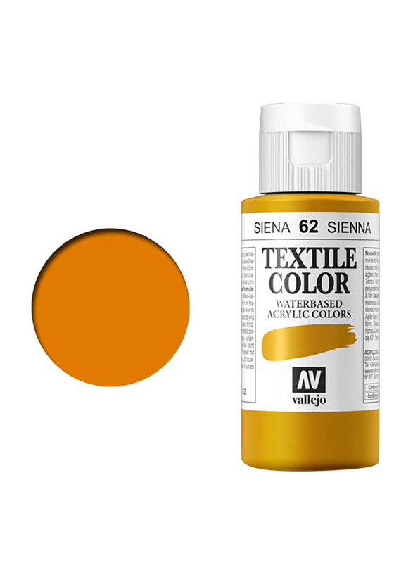 Vallejo Textile Color, 60 ml, Sienna 62