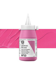 Vallejo No 53 Acrylic Studio Color, 200ml, QUINACRIDONE ROSE