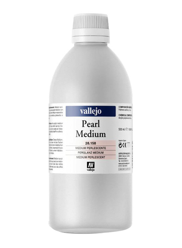 Vallejo Pearl Medium, 500ml, 158 Medium Perlescent