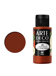 Vallejo Art Deco 040, 60ml, Red Iron Oxide