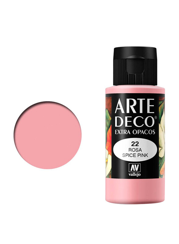 

Vallejo Art Deco 022, 60ml, Spice Pink