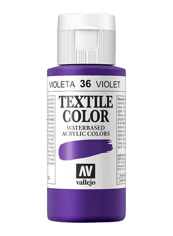 

Vallejo Textile Acrylic Colour 42, 60ml, Marine Blue