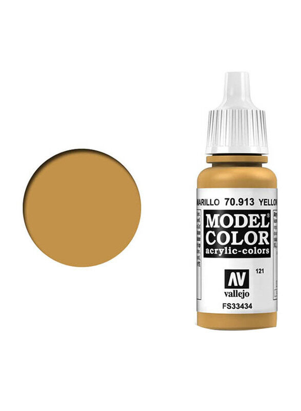 

Vallejo 121 Model Colour 913, 17ml, Yellow Ocrhe