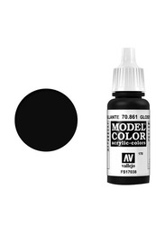 Vallejo 170 Modelcolour 861, 17ml, Glossy Black