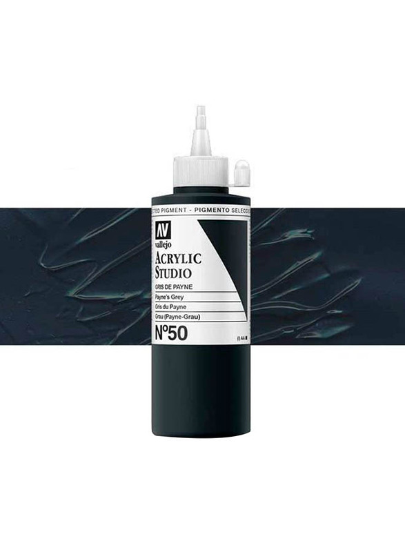 

Vallejo No 50 Acrylic Studio Color, 200ml, PAYNE'S GREY