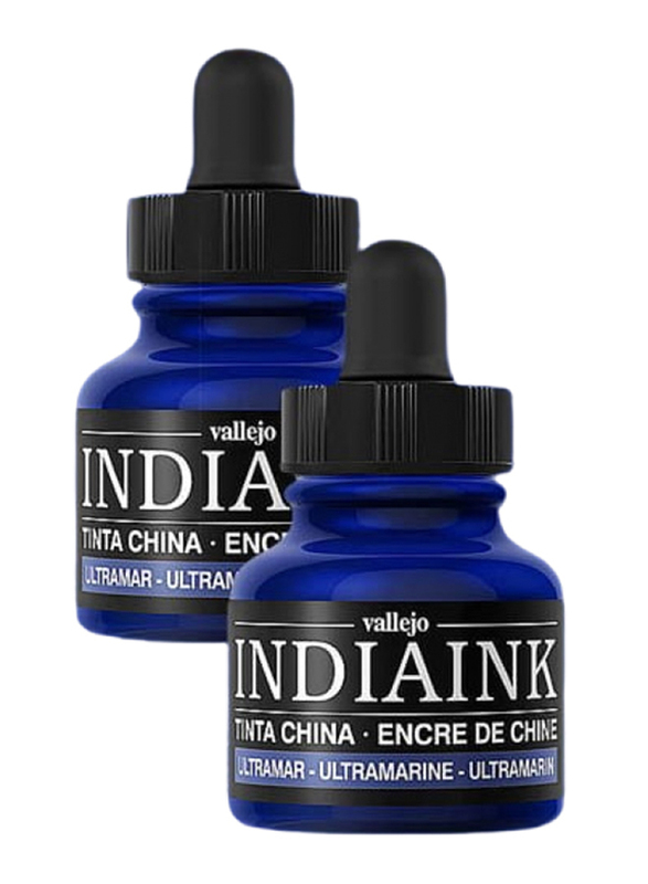 Vallejo India Ink, 30ml, 319 Ultramarine Blue