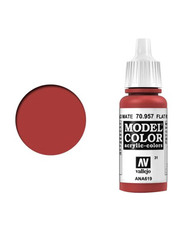 Vallejo 031 Model Colour 957, 17ml, Flat Red