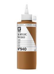 Vallejo No 940 Acrylic Studio Color, 200ml, Copper