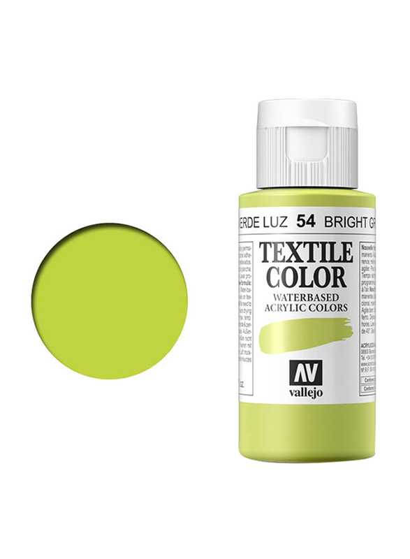 Vallejo Textile Color, 60ml, Bright Green 54