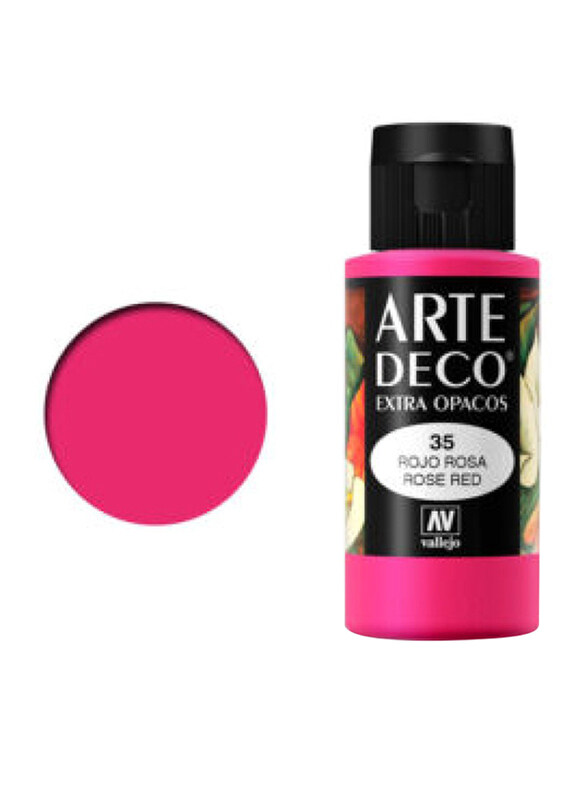 Vallejo Art Deco 035, 60ml, Rose Red