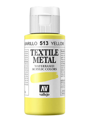 Vallejo Textile Acrylic Colour 513, 60ml, Yellow Metal