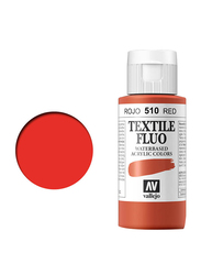 Vallejo Fluorescent Textile Color 510 Color, 60ml, Red