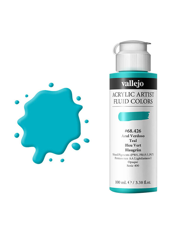 

Vallejo Fluid Acrylic 426 Color, 100ml, Teal