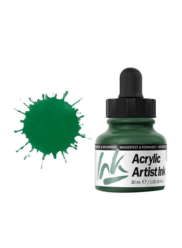 Vallejo Acrylic Artist Ink, 30ml, Dark Green