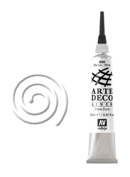 Vallejo 696 Artedeco Liner/Contour, 20ml, White