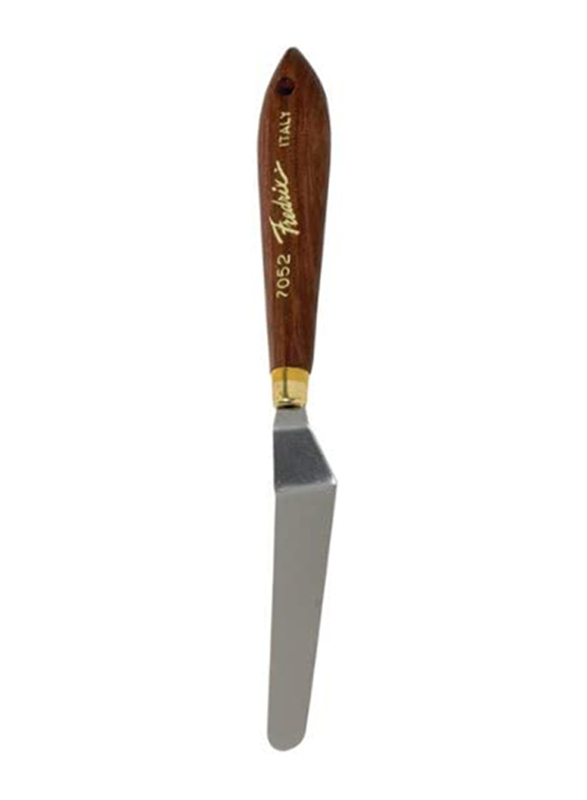 Fredrix Tara Pro Qual Palette Knife, 3 inch, 7052, Brown/Silver