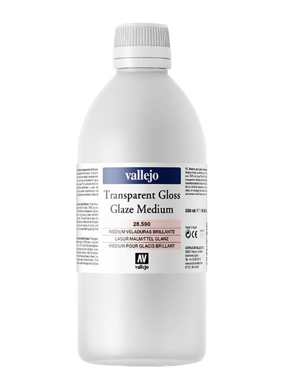 

Vallejo, 500ml, Transparent Glaze Medium 590