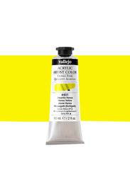 Vallejo Acrylic Artist 401 Colour, 60ml, Hansa Yellow