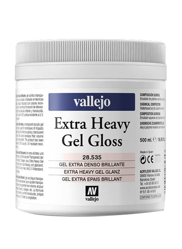 

Vallejo Extra Heavy Gel Gloss, 500ml, White