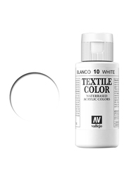 Vallejo Textile Acrylic Colour 10, 60ml, White