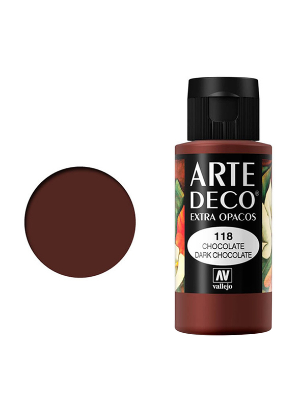 Vallejo Art Deco Colour, 60ml, Dark Chocolate