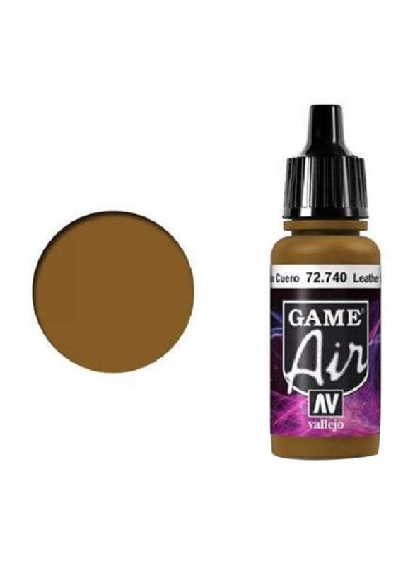 Vallejo Game Air 740 Color, 17ml, Leather Brown