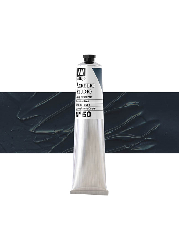 Vallejo No 50 Acrylic Studio, 58ml, Payne's Grey