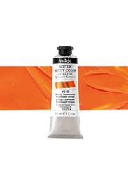 Vallejo Acrylic Artist 618 Color, 60ml, Fluorescentrescent Orange