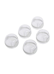 Safety 1st 5-Piece Child Proof Clear View Stove Knob Covers, Transparent