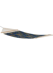 Flat Weave with Spreader Bar Threshold Hammock Hanging On The Porch Or On A Beach Camping, Blue