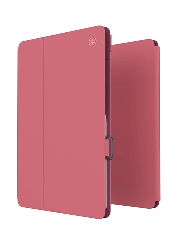 Speck Balance Folio Samsung Galaxy Tab S7 5G Tablet Case Cover, Royal Pink Lush