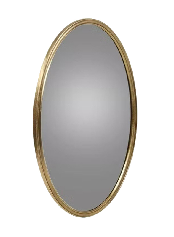 Gold Threshold Designed Cast Oval Decorative Wall Mirror, Gold