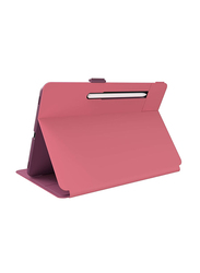 Speck Balance Folio Samsung Galaxy Tab S7 5G Tablet Case Cover, Royal Pink Lush