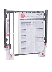Safety 1st Ready to Install Baby Safety Gate, Grey