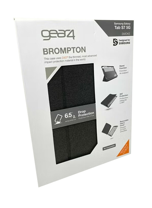 

Gear4 Samsung Galaxy Tab S7 Plus Protection Tablet Case Cover, Black