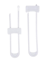 Safety 1st 2-Piece Double Door Cabinet Side Lock, White