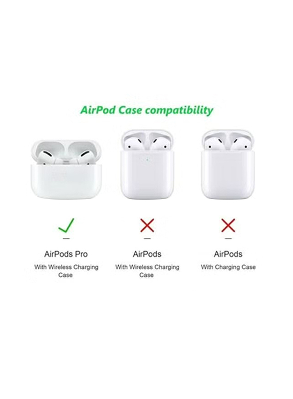 Apple AirPods Pro Protective Case Cover 3D Stress Relieve Fidget Toys, White