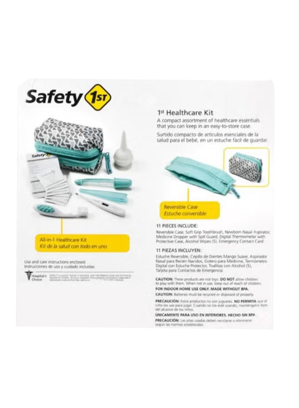 Safety 1st 11-Piece 1st Healthcare Kit, Teal