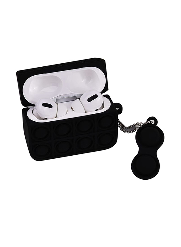Apple AirPods Pro Protective Case Cover 3D Stress Relieve Fidget Toys, Black
