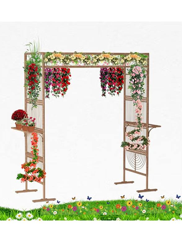 6'x6' Arbor Opalhouse Designed Decorate Outdoor Living & Garden Space, Beige