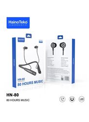 Haino Teko HN 80 Wireless/Bluetooth In-Ear Neckband, Black