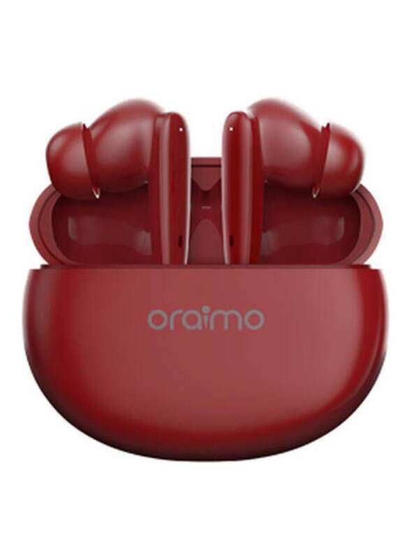 

Oraimo OEB-E02D Riff True Wireless/Bluetooth In-Ear Earphone, Red