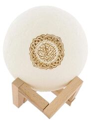 Moon Lamp Quran Speaker, White