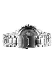 Curren Analog Watch for Men with Stainless Steel Band, Water Resistant, 8020, Silver