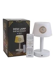 Desk Lamp Qur'an Bluetooth Speaker, White